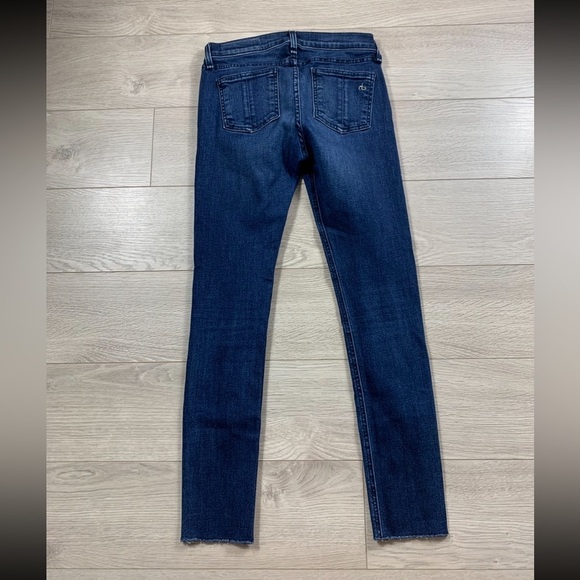 Rag & Bone Skinny Coronado Raw Hem Jeans - Picture 3 of 13